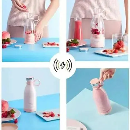 Portable Electric Mini USB Bottle Juicer | Make Fresh Juice Anywhere in 30 Seconds 🥤 Gharbuddy