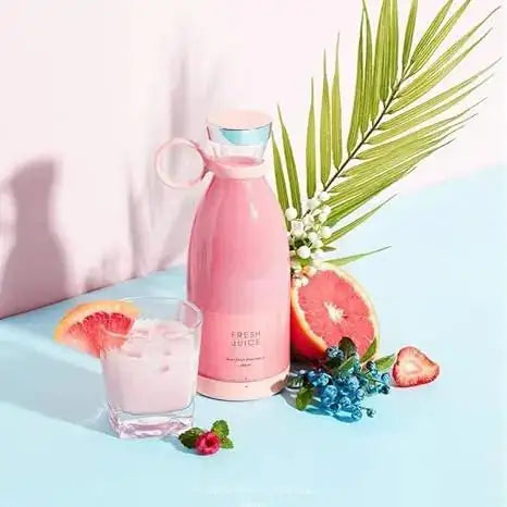 Portable Electric Mini USB Bottle Juicer | Make Fresh Juice Anywhere in 30 Seconds 🥤 Gharbuddy