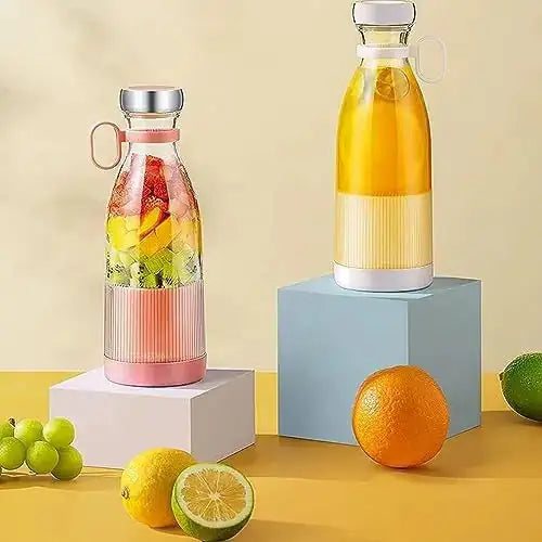 Portable Electric Mini USB Bottle Juicer | Make Fresh Juice Anywhere in 30 Seconds 🥤 Gharbuddy